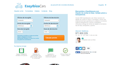 Desktop Screenshot of easyibizacars.com